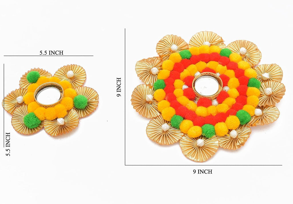 Sanvatsar Home Decorative Rangoli Set of 7